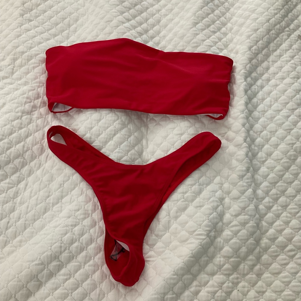 SHEIN Red Bikini Set